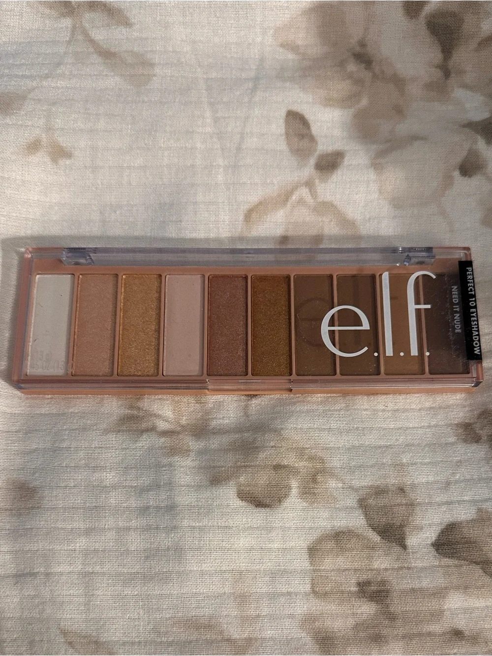 NEW e.l.f. Perfect 10 Eyeshadow Palette - Need it Nude NWT